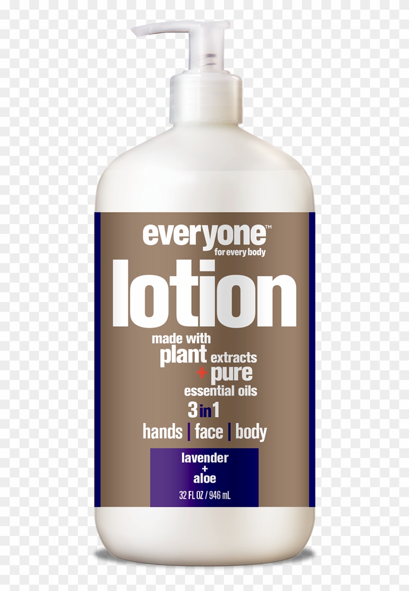 Everyone 3 In 1 Lavender & Aloe Botanical Lotion 32oz Clipart