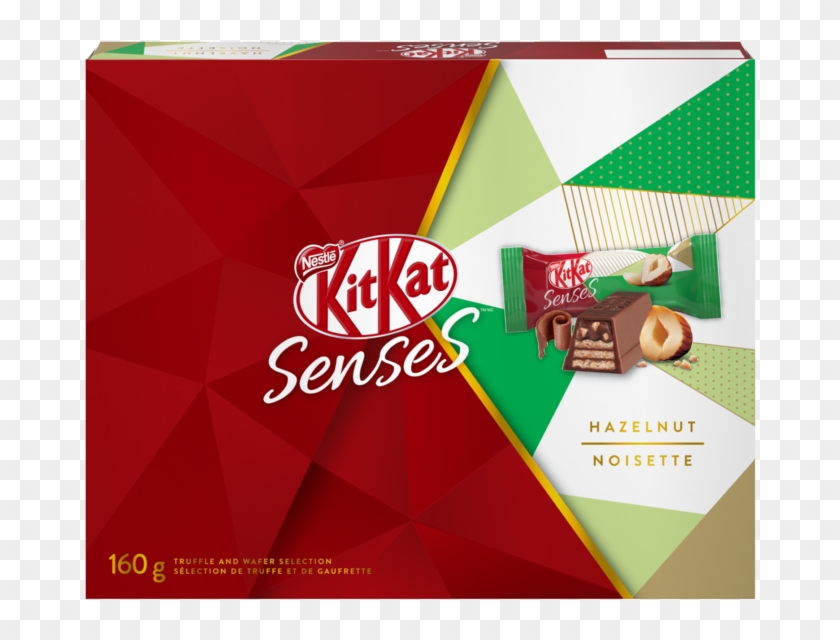 Kitkat Drawing Font - Kit Kat Senses Hazelnut Clipart