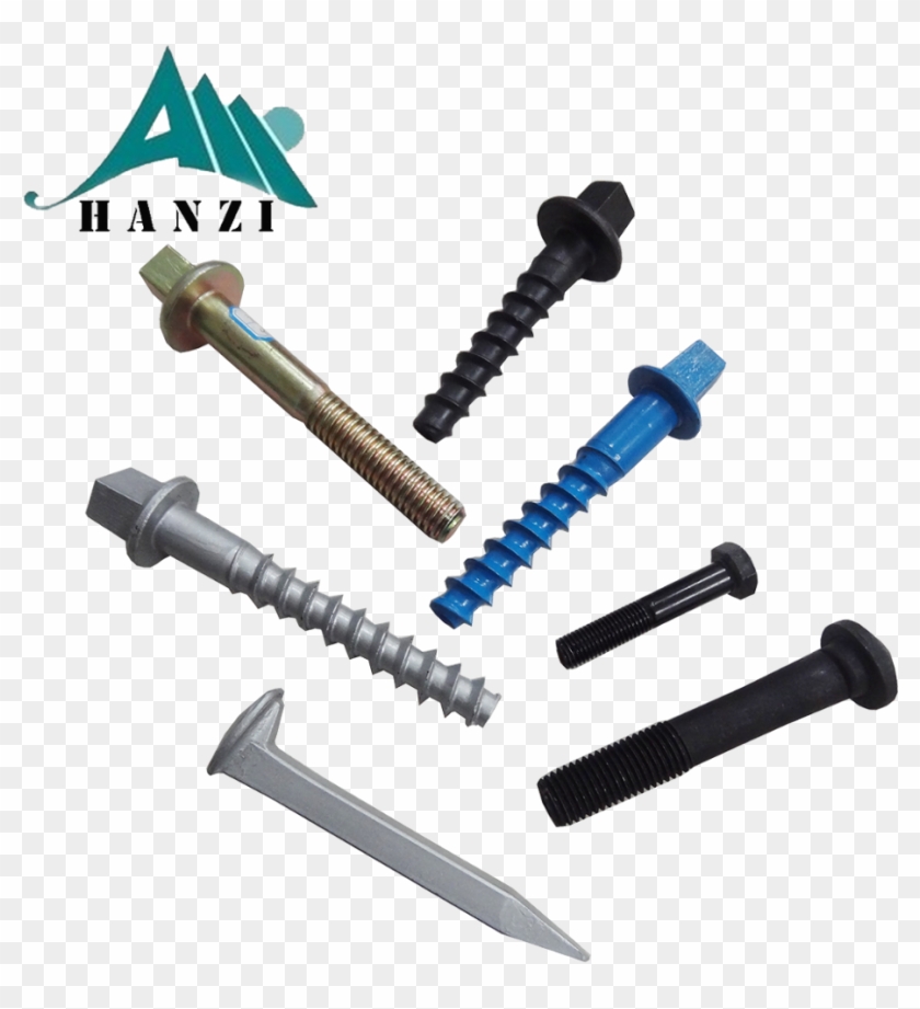 Railway Sleeper Bolts - Alpine Convention Clipart