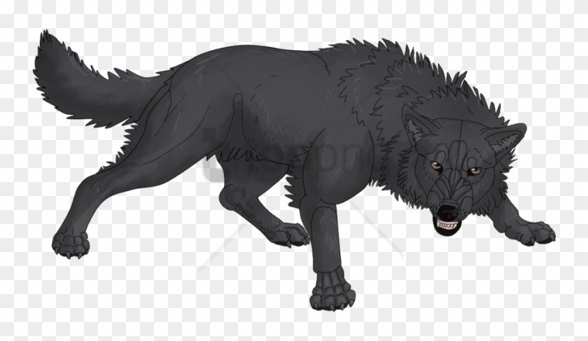 Free Png Angry Wolf Png Images Transparent - Angry Black Wolf Png Clipart #3072251
