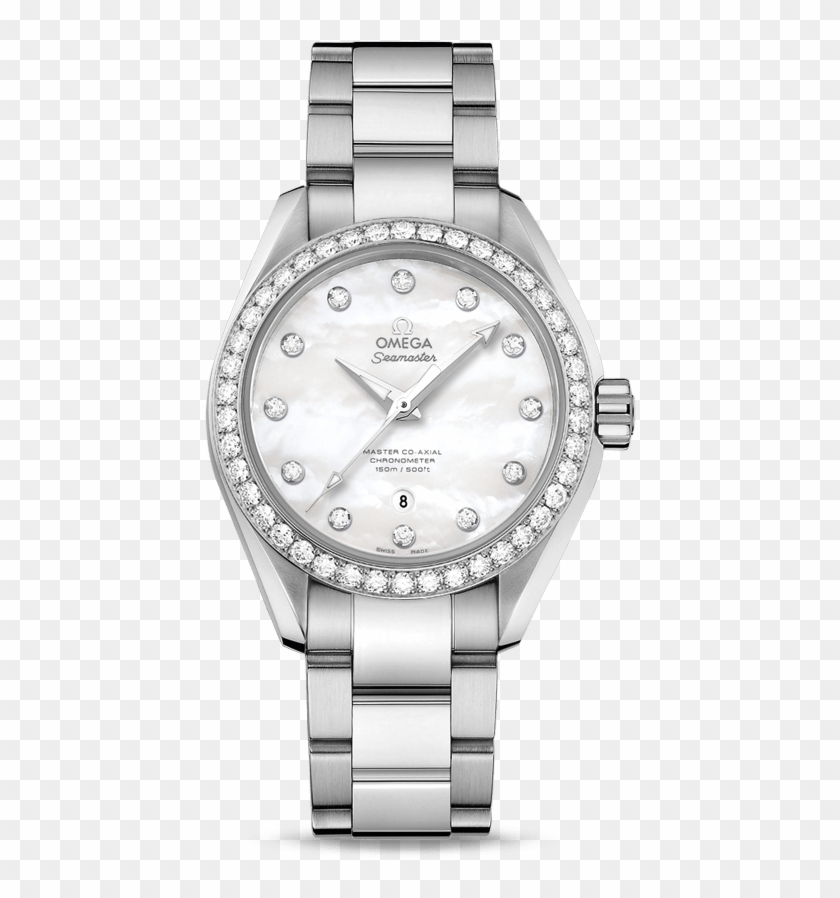 Aqua Terra 150m Omega Master Co-axial 34 Mm - Omega Seamaster Aqua Terra Diamond Clipart #3072260