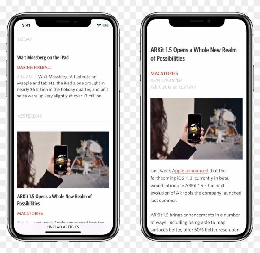 9 Adds A New Design For The Iphone X, Support For Inoreader, - Twitter Feed Iphone X Clipart
