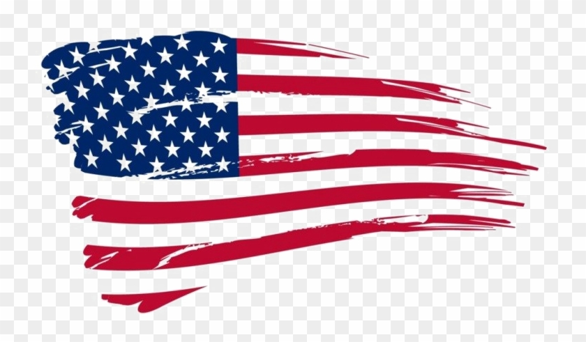 Flag Day Transparent - 4th Of July Flag Png Clipart