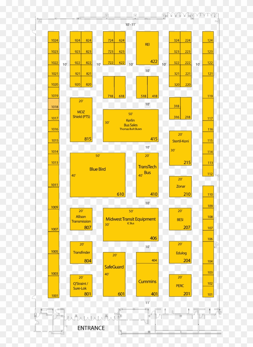 Exhibitor Booth Space - Style Clipart #3073940