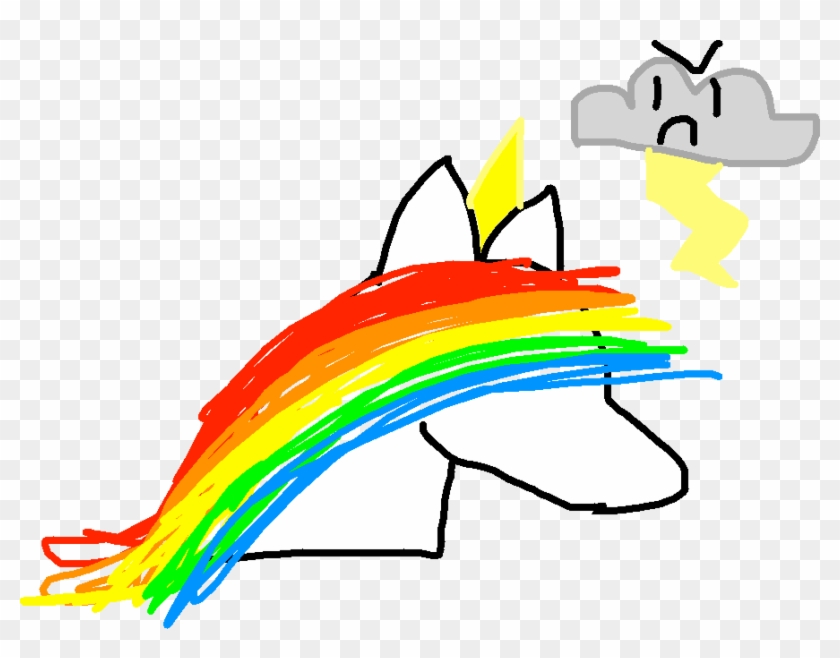Drawing - Stormy Cloud Clipart