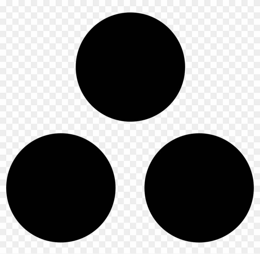 Three Dots Png - Por Lo Tanto Simbolo Clipart