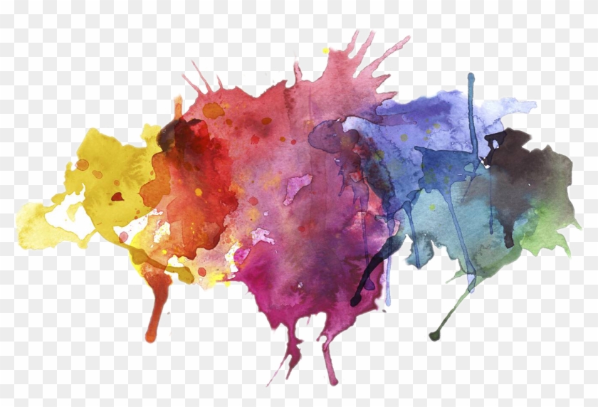 Paint, Watercolor Painting, Painting, Watercolor Paint, - Color Splash With Transparent Background Clipart #3074970