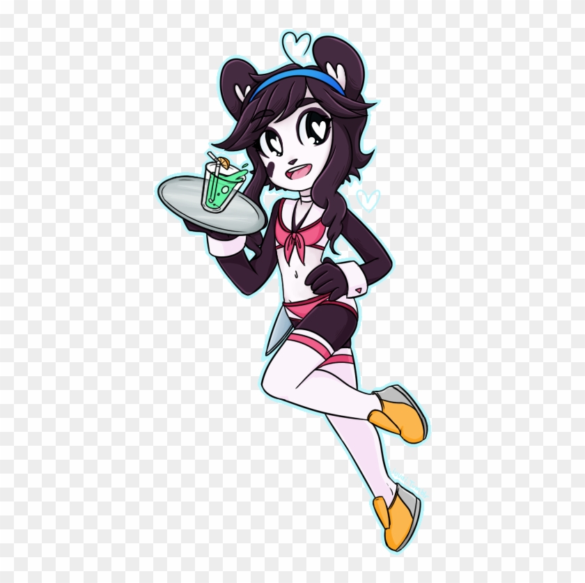 It's Just Fan Service, This Beauty On The Surface~ - Cartoon Clipart