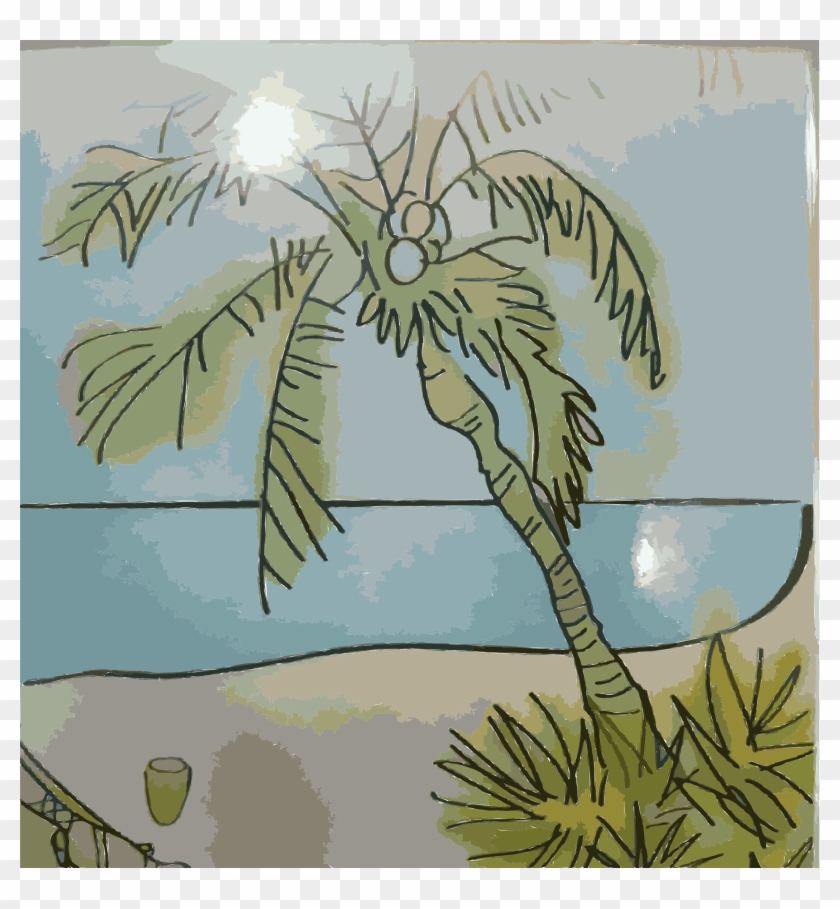 This Free Icons Png Design Of Thai Restaurant Beach - Painting Clipart