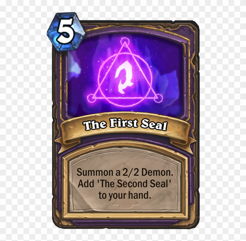 The First Seal Card - Hearthstone The First Seal Clipart
