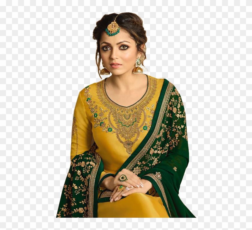 Churidar Designer Salwar Suit - Nitya Lt Vol 132 Clipart