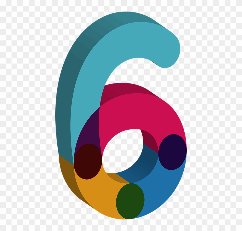 6 Number Png Hd Image - Transparent 6 Png Clipart