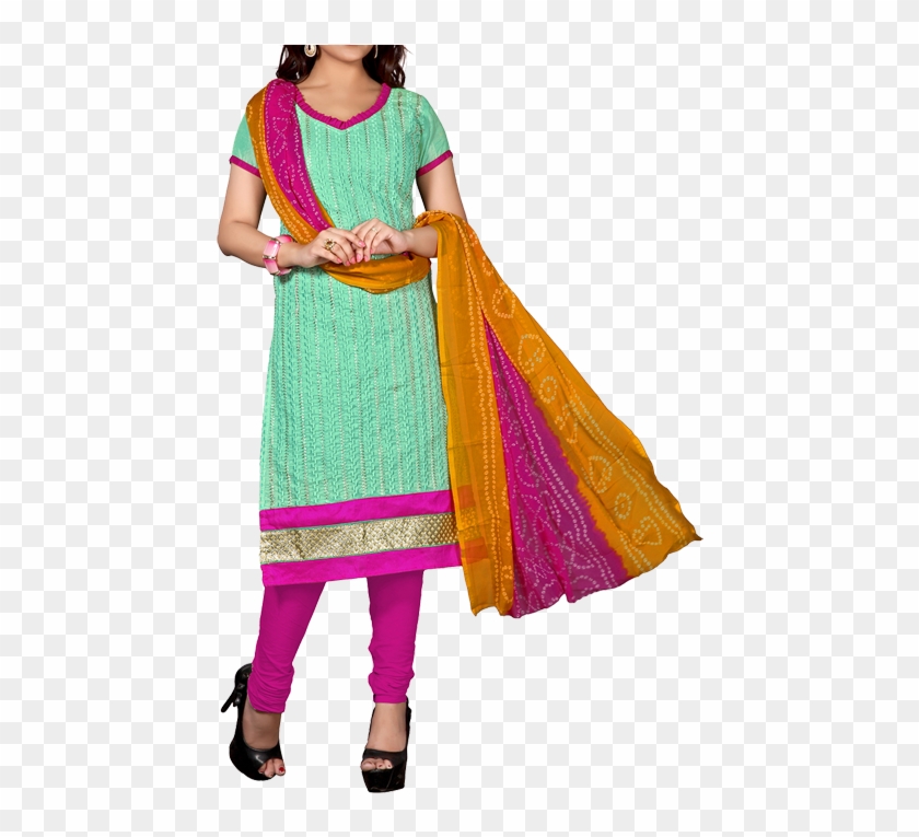 Lookslady Embroidered Light Salwar Suit - Silk Clipart