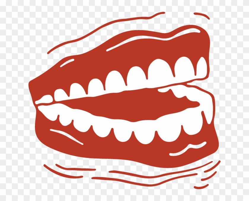 File - Teeth Chattering Clip Art - Png Download