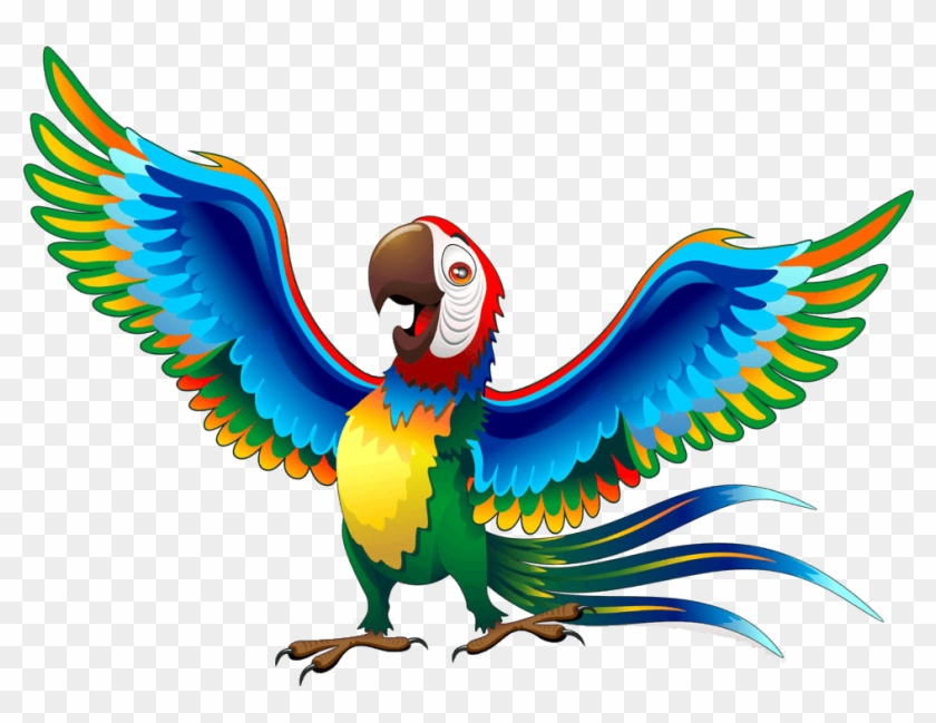 Parrot Png Cartoon - Parrot Cartoon Png Clipart #3077141