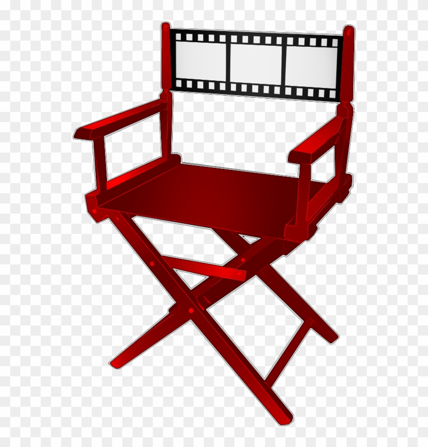 S Chair Productions - Black Directors Chair Clipart #3077387