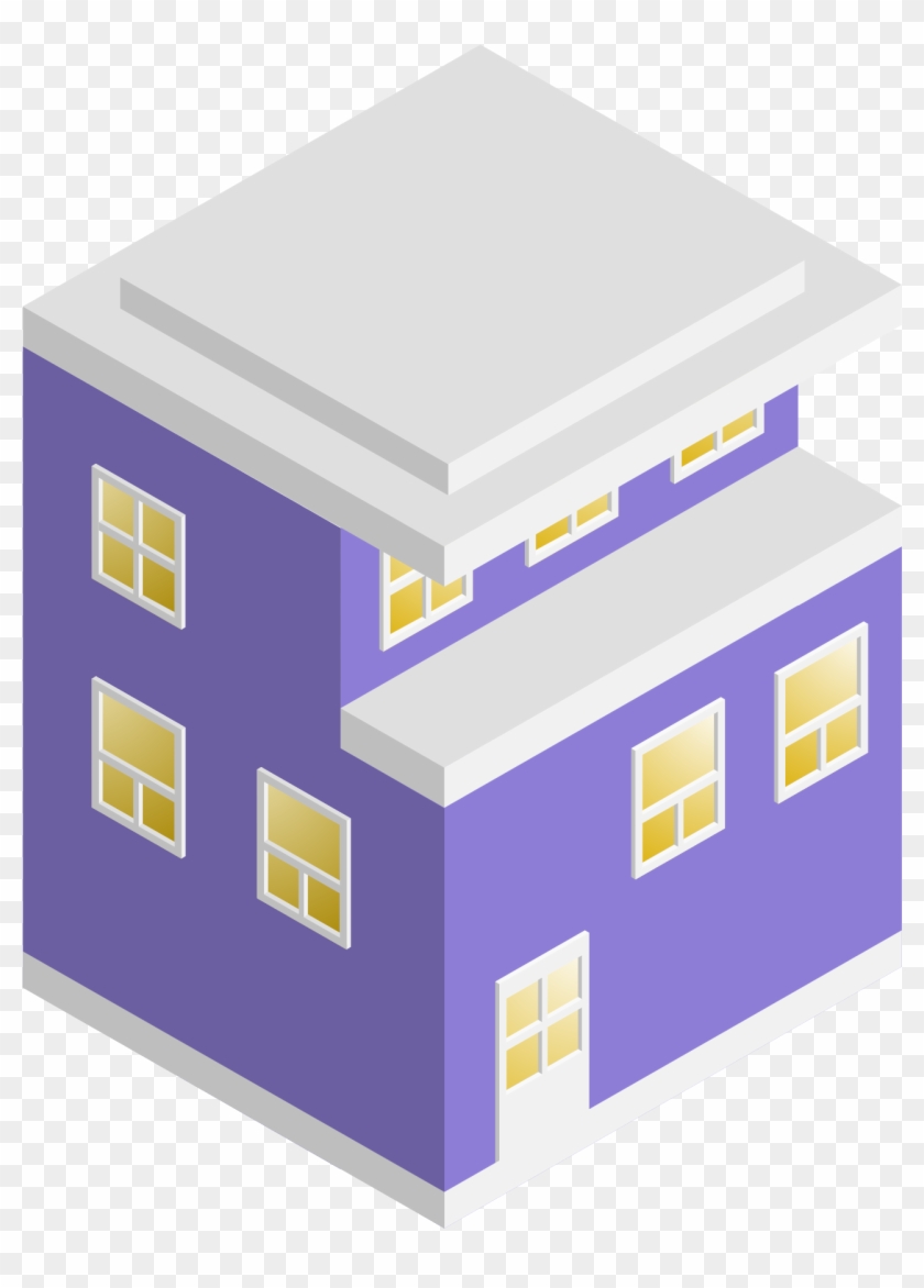 5d City Life Dimensional Png And Vector Image - Box Clipart