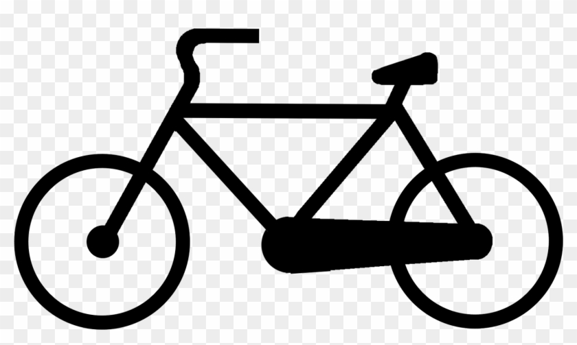 Bike Icon - Traffic Signs Cycle Crossing Clipart