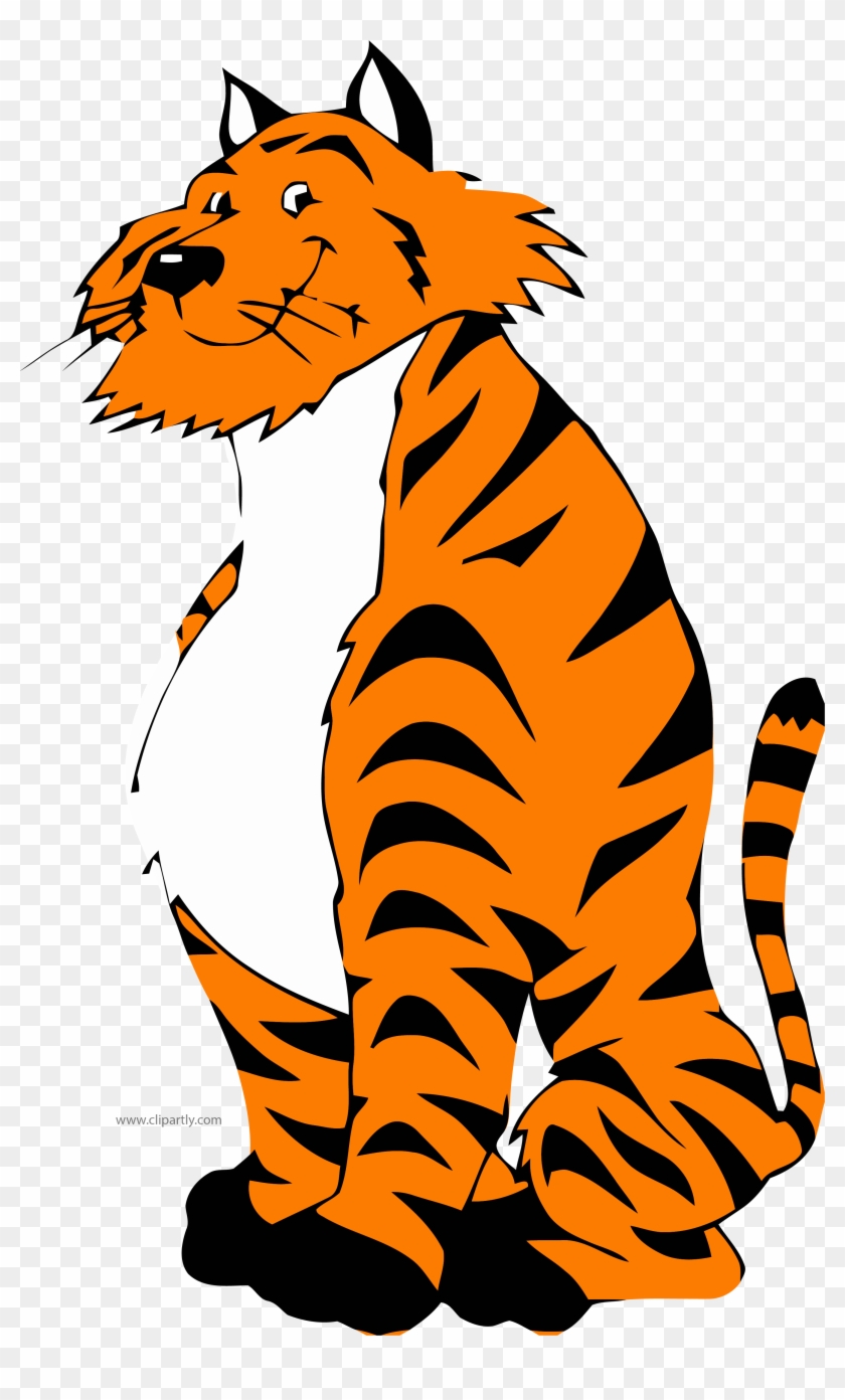 Lion Cartoon Smile Clipart Png Image Www - Tiger Transparent Png #3078038