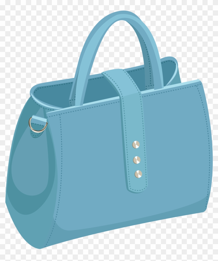 Ladies Bag Handbag Blue Yellow Png And Vector Image - Ladies Bag Clipart #3078782