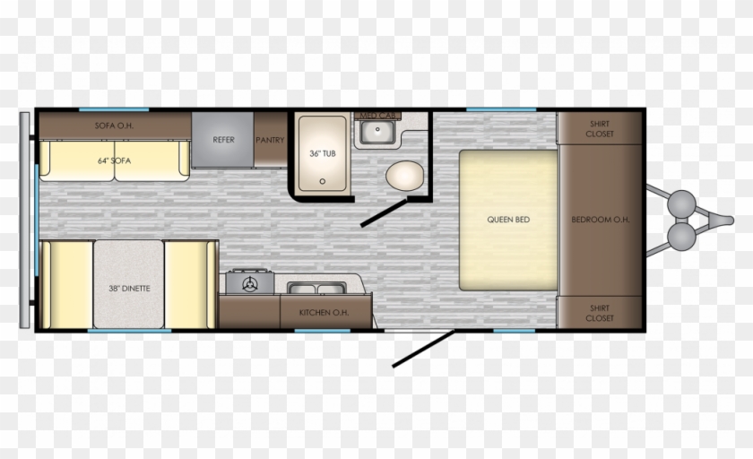 2020 Zinger Lite Zr211rd Floor Plan Img - 2019 Crossroads Zinger 290kb Clipart
