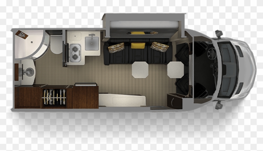 Bathroom Kitchen Murphy Suite Reclining Sofa Removable - Airstream Atlas Tommy Bahama Clipart #3080232