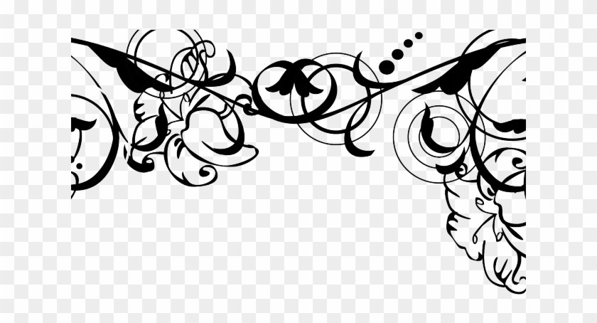 Free Png Wedding Borders - Wedding Border Black And White Png Clipart