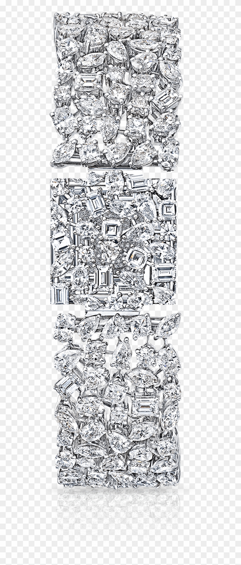 Close View Of A Graff Diamond Secret Ladies' Unique - Bangle Clipart #3081707