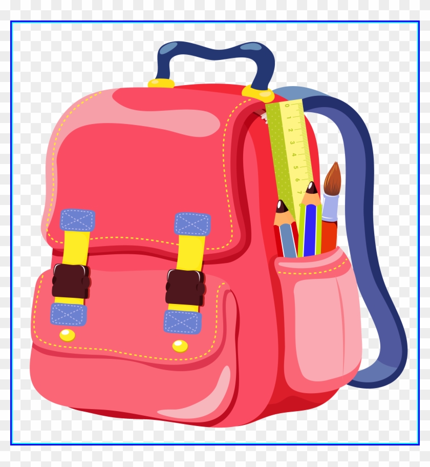 Clown Shoes Png - School Bag Animation Png Clipart #3082278