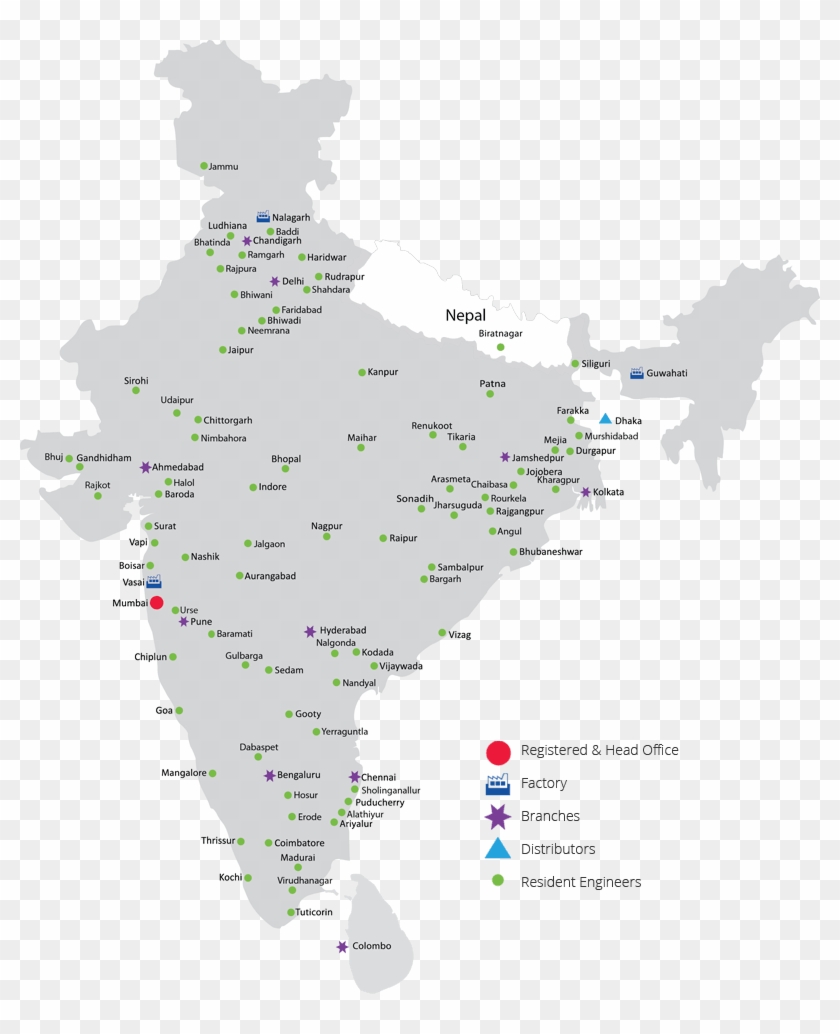 Control Print Service Network Map - Control Print Guwahati Clipart