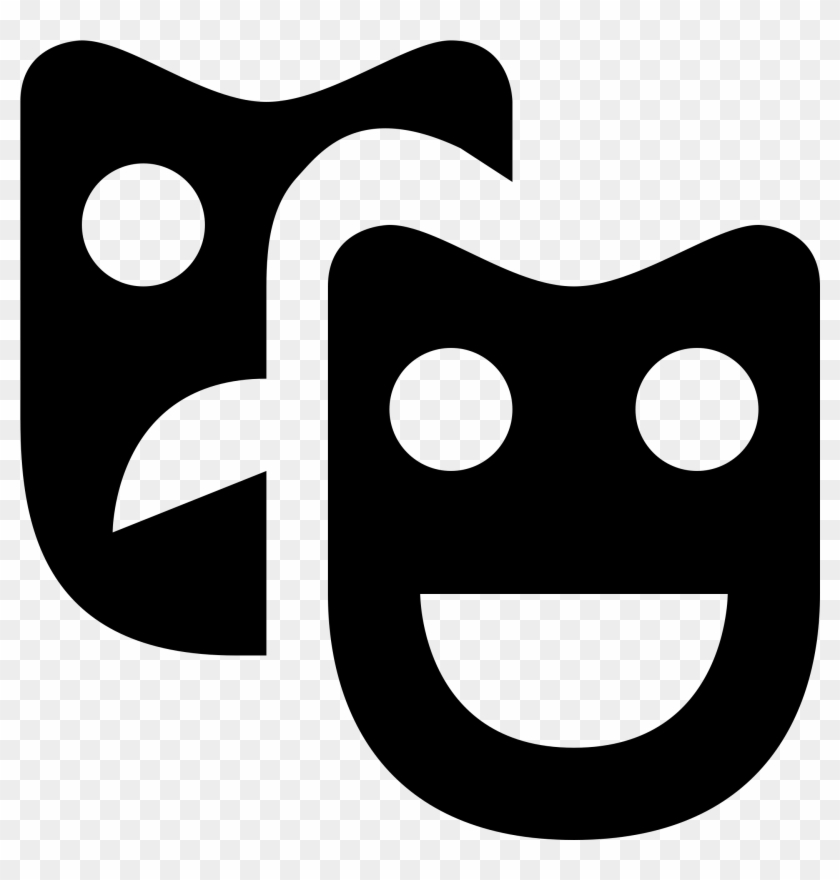 Theatre Faces Vector Clipart Image - Theatre Vector Png Transparent Png #3082969