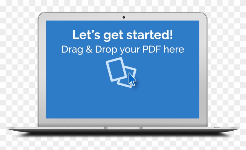 Drag And Drop Your Pdf Here - Flat Panel Display Clipart #3083158