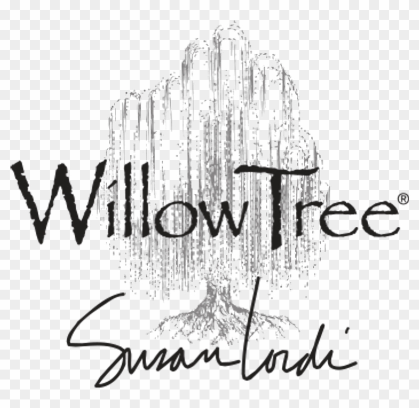 Willow Drawing Flower - Willow Tree Angels Logo Clipart #3083258