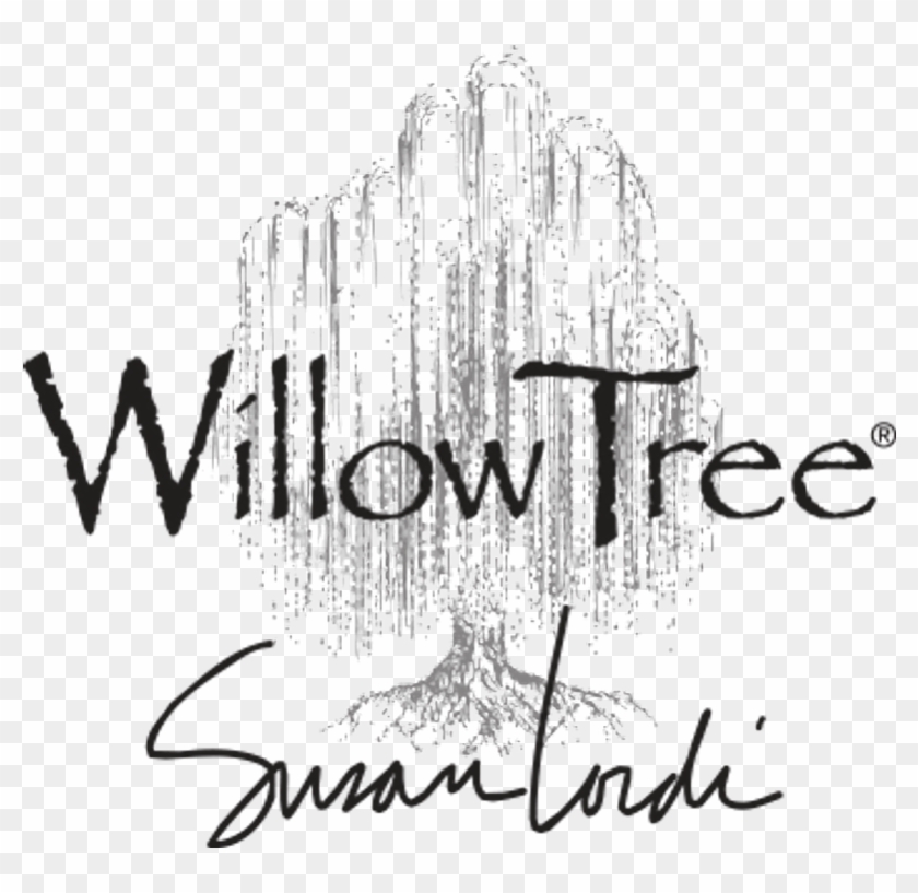 Willow Drawing Flower - Willow Tree Angels Logo Clipart