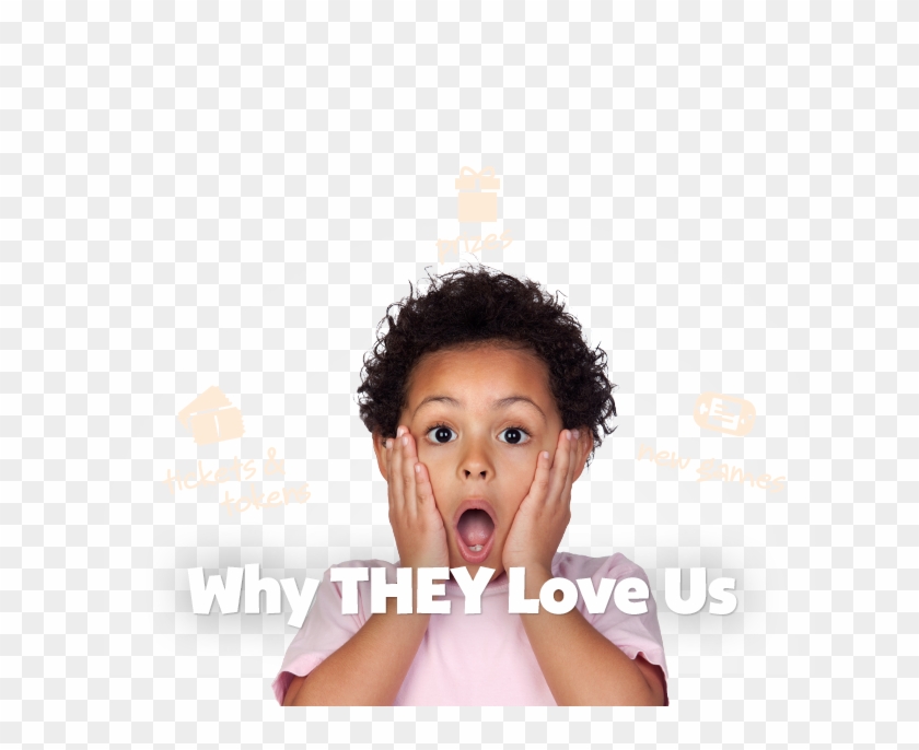 Chuck E Cheeses Dubai Outlet Mall 2 - Surprised Child Clipart #3084017