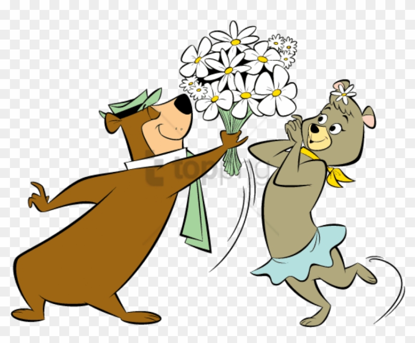 Free Png Mother's Day Weekend - Yogi Bear And Cindy Bear Clipart #3084710