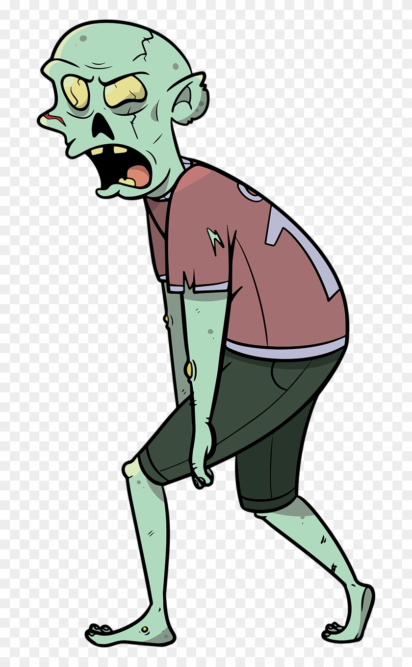 Zombie Scary Zombies - Cartoon Clipart