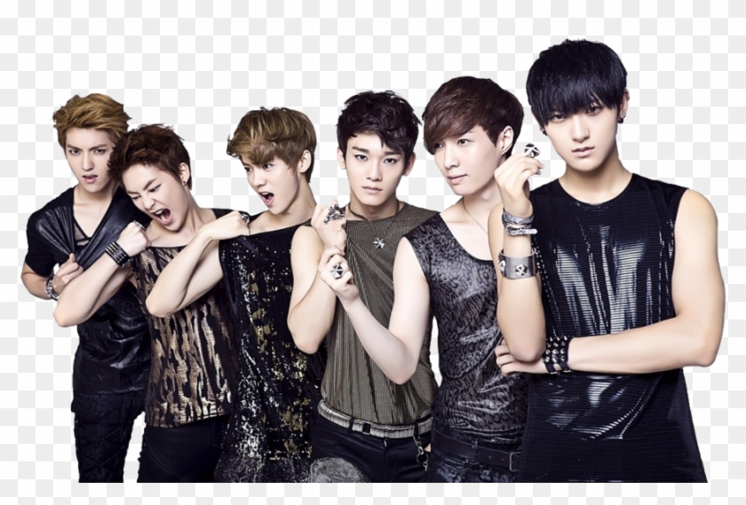Exo M Photo Render Exo M Group Photo 03 By Xelaine - Exo M Clipart