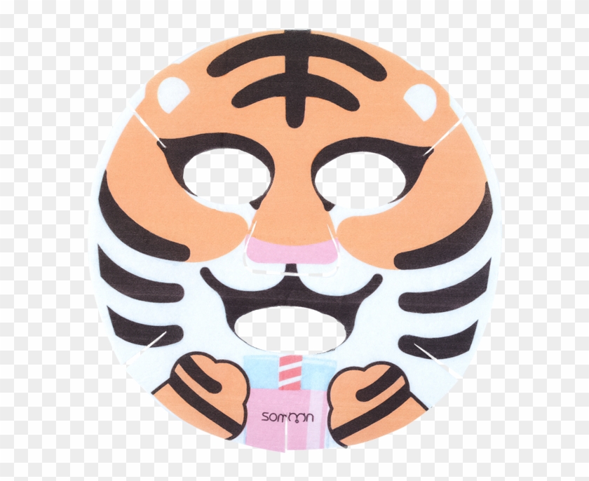 Sommn Tiger Facemask - Face Mask Clipart #3087914