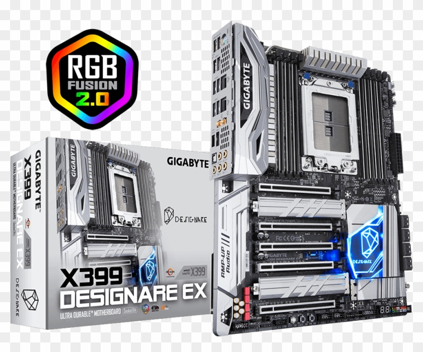 1 - 0) - Motherboard - Gigabyte Global - Gigabyte X399 Designare Ex Clipart