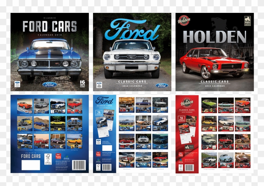 Classic Car Calendars - First Generation Ford Mustang Clipart #3088285