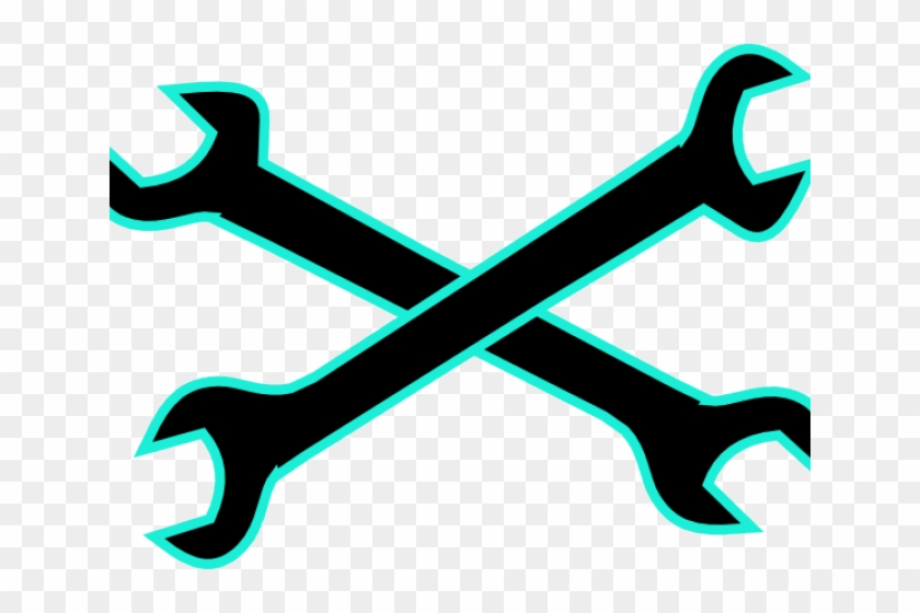 Wrench Clipart Box Wrench - Transparent Crossing Wrenches - Png Download #3088675