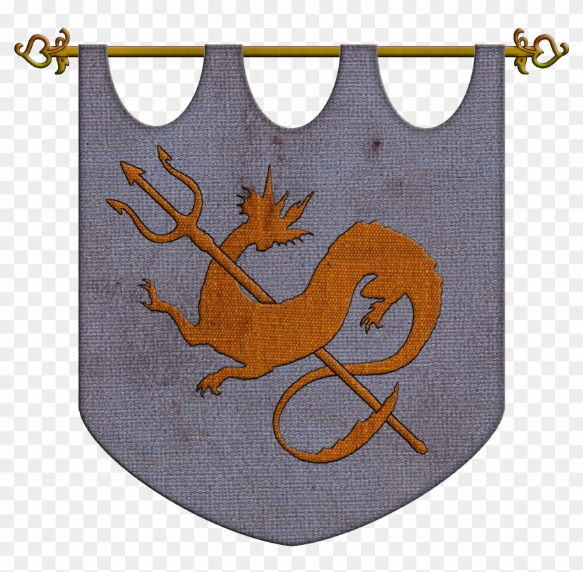 Ocean Banner - Emblem Clipart