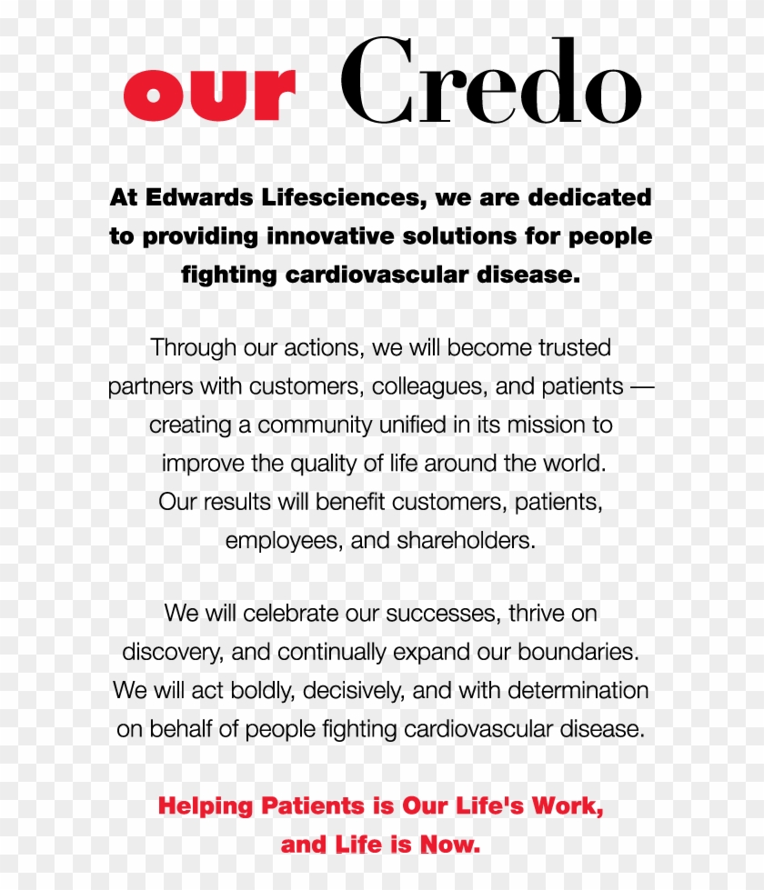 About Us - Credo - Credo In Life Clipart