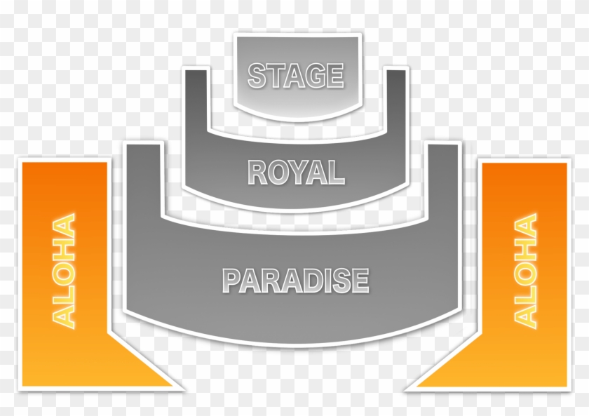 Seating In Aloha Section, Shell Lei Greeting, All You - Label Clipart #3089367