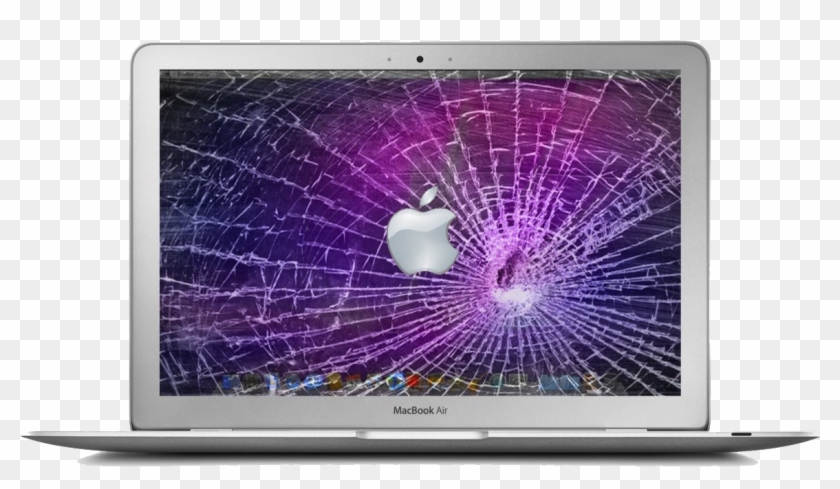 Broken Laptop We Are Approved To Carry Out Repairs - Broken Macbook Air Screen Clipart