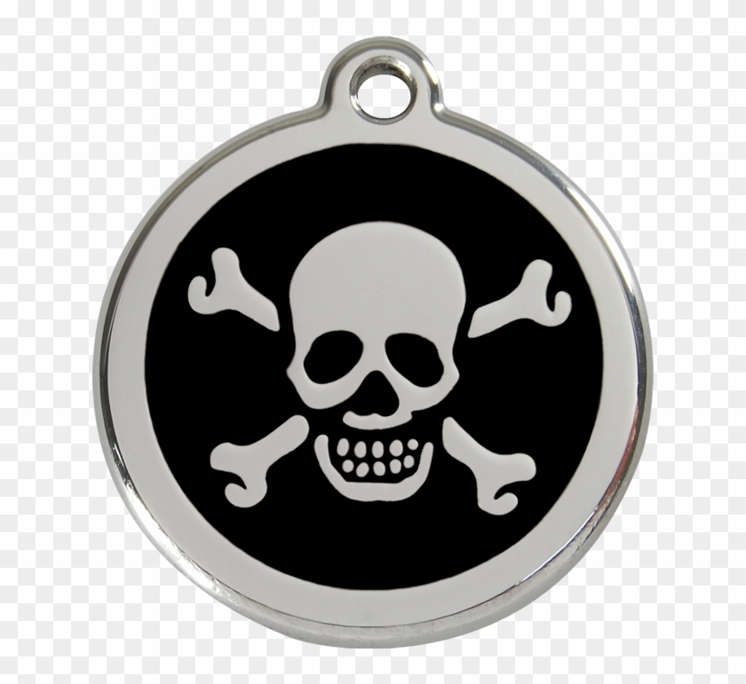 Skull And Cross Bones - Medaglietta Cane Teschio Clipart