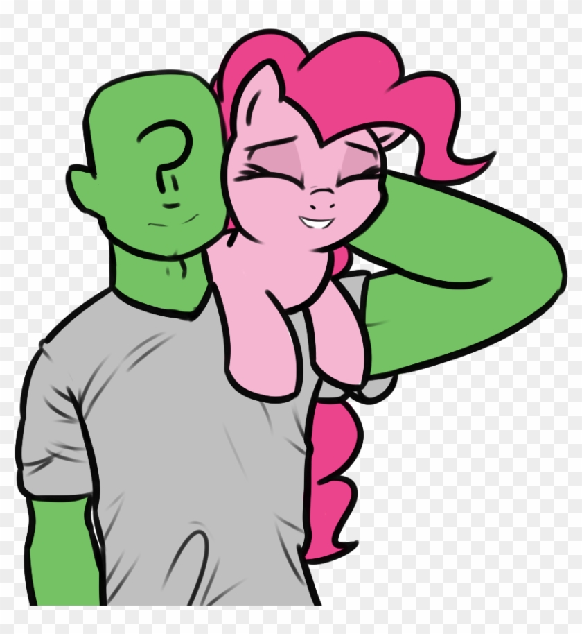 Neuro, Clothes, Eyes Closed, Female, Holding A Pony, - Cartoon Clipart