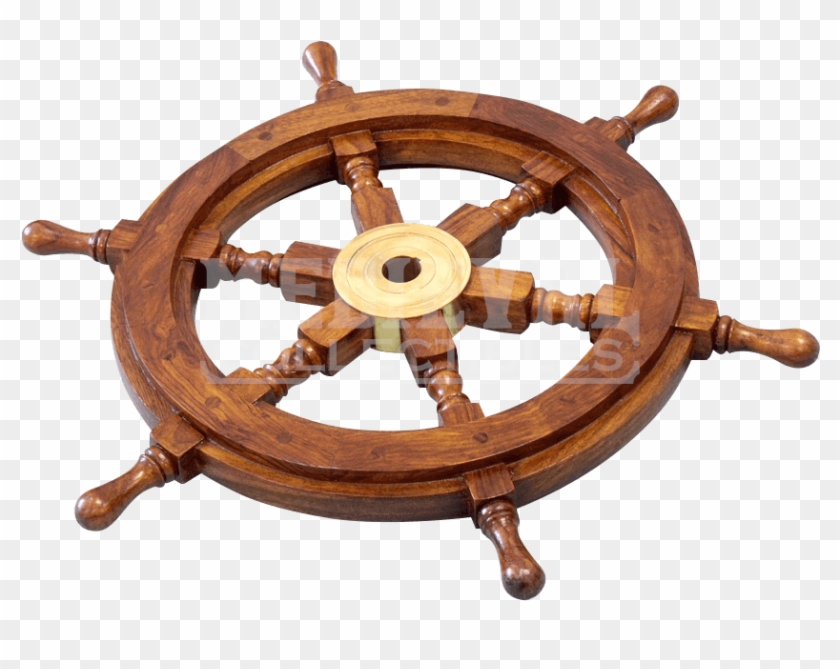 Item - Wood Ships Wheel Clipart #3089908