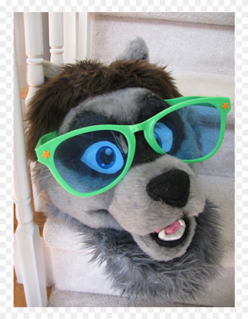 Glasses Png Fox Anthro Tollebild - Fursuit Sunglasses Clipart #3090067